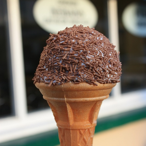 加了巧克力米的冰淇淋 - 巧克力米 - 中英物語 ChToEn