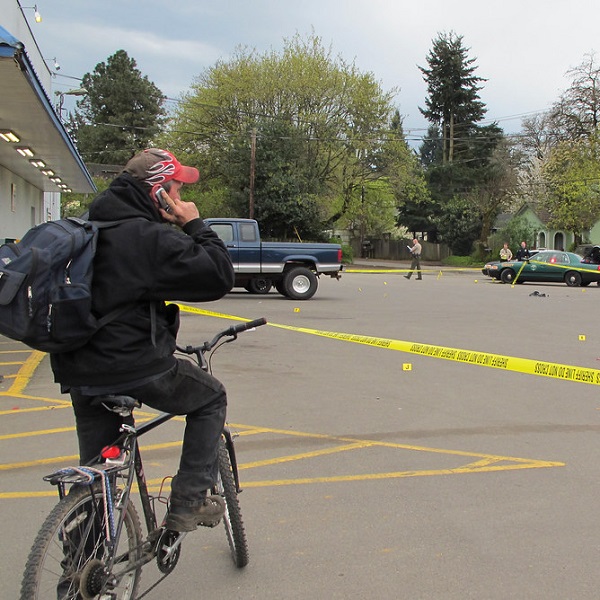 拉起了禁止進入的布條