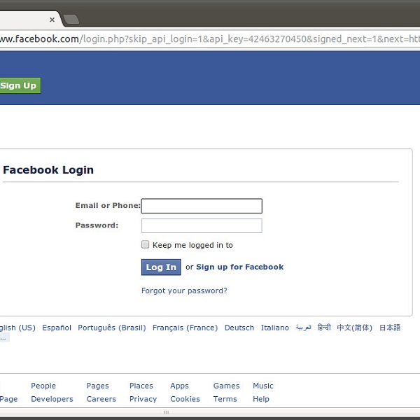 登入臉書 - 登入網站 - 中英物語 ChToEn