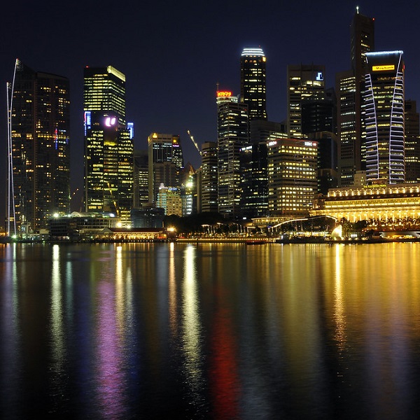 美麗的新加坡夜景 - 請看 - 中英物語 ChToEn